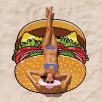 BigMouth TOALLAS MANTA DE PLAYA PISCINA PICNIC MONTAÑA  GIGANTES CON DIVERTIDAS FORMAS: HAMBURGUESA, PIZZA, EMOTICONO, PAZ, COCTEL, PIÑA, SANDÍA, PLATANO, FRESA - details 8