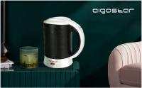 AIGOSTAR Hervidor de Agua, Apagado Automático, Protección Contra la Ebullición en Seco. Incluye Dos Tazas y Dos Cucharas. (0.6L, 650W) - details 0