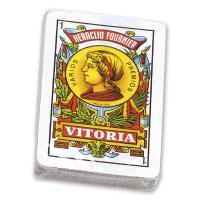 Fournier Pack 2 barajas españolas de 40 cartas Total 80 cartas Modelo número 12 Reverso rojo y azul En celofán Sin caja Resistencia y durabilidad Buena calidad Deslizamiento perfecto Ideal para jugar al mus tute brisca o solitarios - details 3