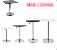 Mesas de Bar redondas CUADRADO para bar, mesa de centro informal ,muebles de Metal y madera altos para club nocturno, comedor, Bar moderno, Cocina, fiesta, 75cm alto - details 5
