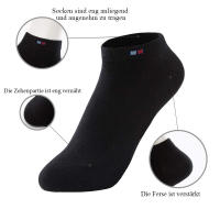 Aicasa Calcetines Cortos de Algodón/bambu Transpirables para Verano Pack 6-12 Pares Hombre/Mujer - details 0