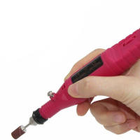 Lima de uñas profesional torno eléctrico para manicura 6 en 1 con kit de limas para arreglo de uña - details 1