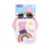 set gorra con gafas y peppa pig toalla microfibra para ducha o para playa 70*140cm peppa pig - details 3