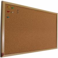 Tablero de corcho pared con marco de madera (suro pared). Pizarra de Corcho ideal como panel o tablon calendario, mapa, fotos - details 0