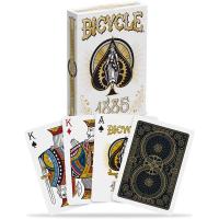 Fournier Bicycle USPCC Baraja poker 1885 Magos Trucos Ilusionismo Cartas Magia Adultos Colección Coleccionable Jugar Cartas Juego mesa Elegancia victoriana Maquinaria Engranajes Regalo ideal Espectáculo Escenario - details 0