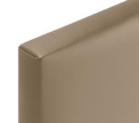 DHOME Cabecero de Polipiel o Tela AQUALINE Liso Cabeceros Cabezal Tapizado Cama Lujo (Marrón Claro Polipiel) - details 4