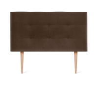 DHOME Cabecero Capitone Tapizado Polipiel o Tela Acualine con 8cm de Grosor Cabezales de Cama Acolchado Capitoné Cabeceros de Cama (Marrón Tela) - details 8