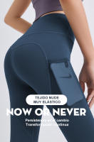 FREES COPES Mallas Deportivas Mujer con bolsillo Cintura Alta Sin Costuras Yoga Sexy Levantamiento Glúteos Ciclismo, seamless yoga leggings - details 6