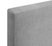 DHOME Cabecero de Polipiel o Tela AQUALINE Liso Cabeceros Cabezal Tapizado Cama Lujo (Gris Tela) - details 4