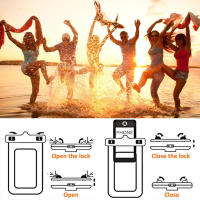 SANDALFON Funda Impermeable Universal IPX8 para Teléfono Móvil con Pantalla Táctil Subacuática - details 15