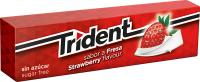 Trident lámina - Chicles sin Azúcar con Sabor a Hierbabuena, Fresa o Menta - Caja con 24 unidades de deliciosos chicles tipo lámina de Trident con sabor duradero - Es la goma de mascar más suave. Está elaborada sin azúcar para que puedas sonreír a la vida - details 1