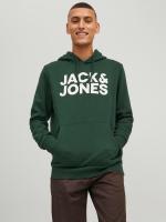 Jack & Jones hombre Sudadera con Capucha y bolso frontal Grosor 270 grs Mod JJCORP Logo estampado Moda Casual Informal Hombre - details 7
