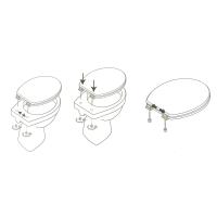 Tendance - Tapa de Vater Asiento de Inodoro Tapa para WC ,Tapa Para Asiento de WC Baño - details 9