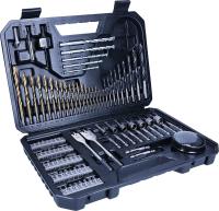 Bosch 103 uds. Set de brocas y puntas de atornillar de titanio (para madera, mampostería y metal, incluye sierras de corona y brocas fresadoras planas, accesorios para taladro y destornillador) - details 0