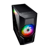 ABYSM Gaming Caja PC ATX Danube HRON Black con 1 Ventilador Frontal de 20 cm, 1 Ventilador Lateral de 12 cm, 1 x USB 3.0, 2 x USB 2.0, Conectores Micrófono y Auriculares, Filtro Superior y HUB - details 3
