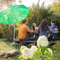 GREATOOL  Soporte de Parasol, Pie de Sombrilla 3 Patas, 53x54cm / 78 X 58 CM - details 3
