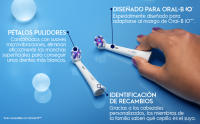 Oral-B iO Radiant White cabezal de recambio pack de 4 unidades - details 1