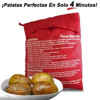 Bolsa para asar patatas en microondas bolsa de cocinado rápido en 4 minutos apto para patata, pan, hortalizas y otros alimentos - details 2