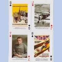 Piatnik Baraja de poker de 54 cartas Aviadores y aviones de la primera guerra mundial Fotografías originales y posters Historia Bélico Juego mesa Jugar Adultos Colección Coleccionable Poquer - details 2