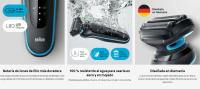 Braun Series 5 - Afeitadora eléctrica para hombre con recortadora de precisión EasyClick y EasyClean, Producto Europeo con Garantía Oficial. - details 2