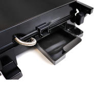 Jata Parrilla Eléctrica Grill con placas antiadherentes libre de PFOA de 29 x 24 cm, Apertura 180, Placa superior basculante, Bandeja para recoger salsas, 2000 W - JEGR1595 - details 3
