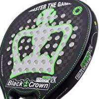Black Crown - Pala de Pádel Snake - Forma Redonda - Potencia - Peso 355 gr - Marco 38 mm con Doble Tubular de Fibra Carbono 80% - Resistente - Precisión - Nivel Intermedio - details 3