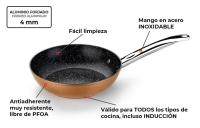 Monix Copper - Set 2 Sartenes, Lote 20 y 24 cm, 2 Piezas Antiadherentes, Aluminio Acabado Cobre. Aptas Cocinas Inducción, Vitro, Gas - details 8