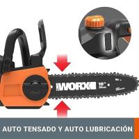 Worx WG322E.9 Motosierra a batería con espada de 25 cm de largo (no incluye batería ni cargador) - details 1