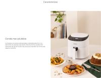 CREATE - Freidora sin aceite 3.5L- 8 programas, Acero Inoxidable, 220°C - AIR FRYER PRO COMPACT - details 0