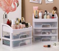 Organizador de Escritorio para Cosméticos, Caja de Almacenamiento con Gran Capacidad para Maquillajes, Esmaltes de Uñas y Joyería ,Organizador para Maquillaje con cajon 2-4 plantas - details 5