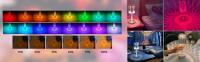 MAGIC SELECT Lámpara de Mesa de Cristal, Lámpara Diamante LED de Mesita de Noche RGB de 16 Colores Acrílico. Luz Ambiental Recargable, Táctil, con Control Remoto para Dormitorio, Sala de estar, Comedor. - details 2
