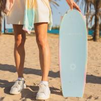 Flamingueo Surfskate Tabla de Skate Dureza 80AB Skateboard Surfskate ABEC-7 Skate Completo Skate Adulto Monopatin Surf Tabla de Surf Skate Pump Surf Skate - details 0