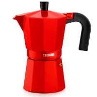 Monix - Cafetera Italiana de Aluminio. Fresa, cobalto o Lima. De 3 a 9 tazas. Para cocina de gas, vitroceramica y eléctrica - details 2