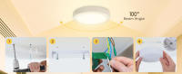 Aigostar Lámpara de Techo LED 24W Plafón LED Techo luz blanco calida 3000K para Cocina Sala de Estar Dormitorio Pasillo - details 3
