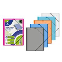 CARPETA PLASTICO GOMAS Y SOLAPAS CON KANGURO COLORES BASICOS Y PASTEL A/4 BISMARK COLOR A ELEGIR - details 0