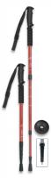 BASTON Trekking Aluminio.3 Tramos. Rojo. - details 1
