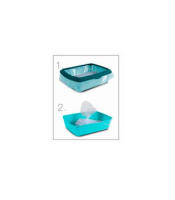 COTTECOTA-Bolsas para Arena de Gato 40 x 75 cm X10 Bolsa para Arenero de gato para Bandeja Suministros para Gatos Bolsas para desechos de Mascotas Bolsa para excrementos para gatos Bolsas para la Bandeja del Arenero de tu Gato Bolsa Caca Gato Ref.15889 - details 0