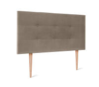 DHOME Cabecero Capitone Tapizado Polipiel o Tela Acualine con 8cm de Grosor Cabezales de Cama Acolchado Capitoné Cabeceros de Cama (Tierra Tela) - details 6