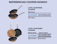 Monix Copper - Set 3 Sartenes, Lote 18, 22 y 26 cm, 3 Piezas Antiadherentes, Aluminio Acabado Cobre. Aptas Cocinas Inducción, Vitro, Gas - details 2