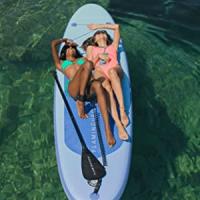 Flamingueo Tabla Paddle Surf Hinchable - Paddle Surf Hinchable, Remo Ajustable, Stand Up Paddle Board, Bolsa de Transporte, Hinchador Manual Incluido, Cubierta Antideslizante (320 x 84 x 15) - details 0