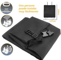 Funda para Mascotas Coche  Cubreasientos para perros  Protector para Asiento de Coche Funda para Maletero de Coche Universal para Perros - details 0