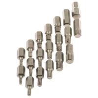 40 PUNTAS TORX,XZN Y HEXAGONALES(ALLEN) ADAPTADORES PARA CARRACA CAJA METALICA - details 3