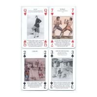 Heritage Playing Card Co Heritage Baraja de Poker Didáctica Inglés Gatos Perros Caballos Animales Mariposas Pájaros Fósiles Especias Peces Frutas Hierbas Faros Árboles Gemas Minerales Delfines Ballenas Setas Insectos Arañas Indios Rosas Salvajes Fauna - details 85