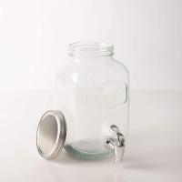 Maxia Market - Tarro dispensador con grifo y tapa Volga 4 o 8 Litros Cristal vidrio para agua o bebidas - details 2