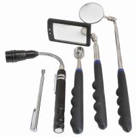 PACK 5 HERRAMIENTAS IMAN MAGNETICO RECOGEDOR,ESPEJO,LINTERNA LED TELESCOPICA - details 0