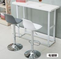 Silla giratoria de Bar alta ajustable, asiento nórdico moderno, elevador de escritorio frontal con taburete alto, respaldo de moda, silla de Bar con patas de Metal de estilo nordic,sillas de comedor - details 3