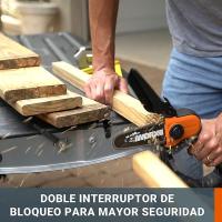 Worx WG324E Mini motosierra a batería de 20V con espada de 12 cm - details 1