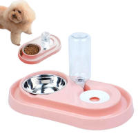 Comedero y bebedero automático para gatos y perros, dispensador de agua pequeño, bebedero para mascotas, comedero de perros gatos, dispensador de alimentación y bebida para mascota - details 0