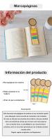 Pack de 12 a 36 unidades de marcapáginas para libros, Marcapáginas de madera, Post-its para lectura y libros, Detalles para invitados de comunión, Regalos originales para invitados, Regalos para cumpleaños, Marcapáginas para libros, Regalantes.com - details 0