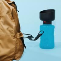 Botella de agua portátil de 500ML para perro, taza para mascotas, comedero plegable para mascotas, bebedero de viaje al aire libre, tazón para beber para cachorros, novedad - details 0